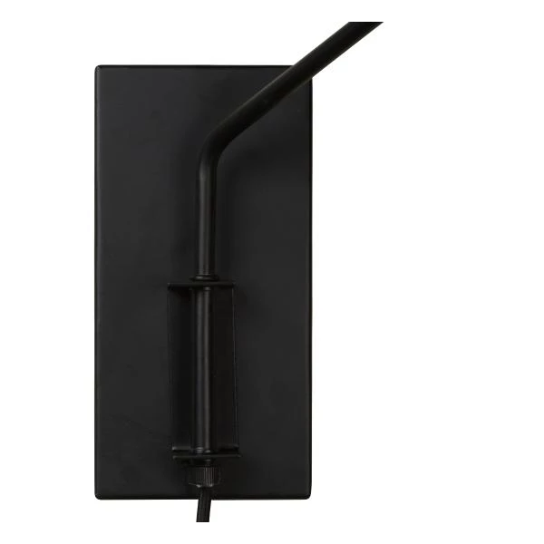 Lucide PEPIJN - Lámpara de pared - 1xE14 - Negro - detalle 4